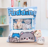 Pudding Kitties Tsumettow Pillow
