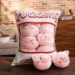 Tea Cup Pigs Tsumettows Pillow