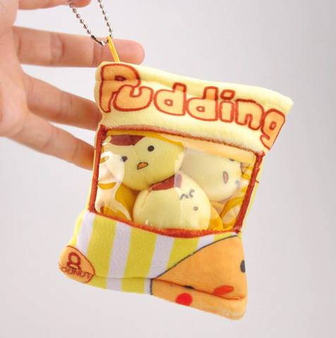 Pudding Chicks Mini Tsumettow Pillow Front